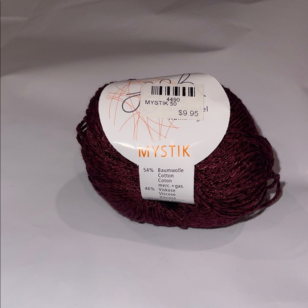 GGH Yarn Mystik Burgundy (color 50) Yarn - 6 skeins